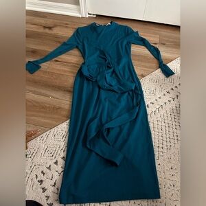 Diane Von Furstenberg Kristie Mesh-Paneled Jersey Maxi Dress